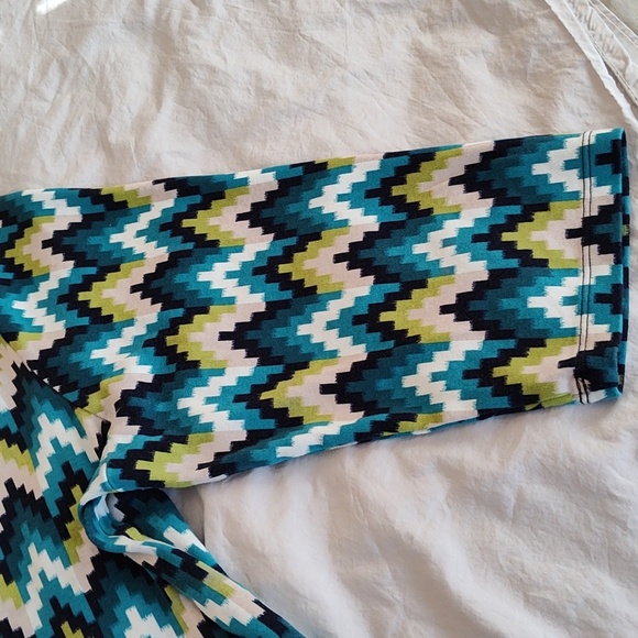 Kim Rogers Top Size 2X Boatneck Cotton Casual Colorful Fall Winter Comfy Tshirt - Picture 6 of 6